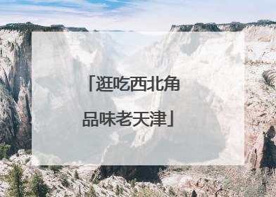 逛吃西北角 品味老天津