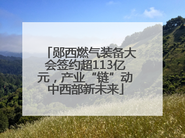 郧西燃气装备大会签约超113亿元，产业“链”动中西部新未来