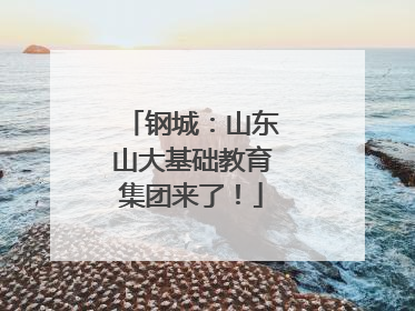 钢城：山东山大基础教育集团来了！