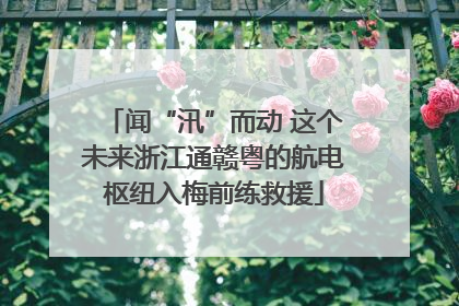 闻“汛”而动 这个未来浙江通赣粤的航电枢纽入梅前练救援