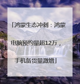 鸿蒙生态冲刺：鸿蒙电脑预约量超12万，手机备货量激增