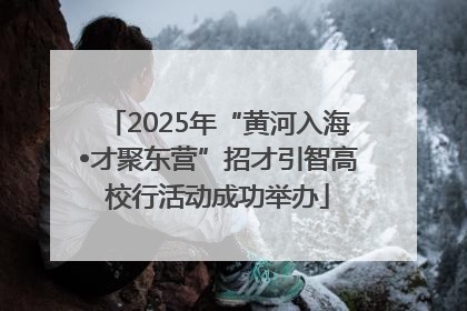 2025年“黄河入海•才聚东营”招才引智高校行活动成功举办