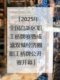 2025年全国高新区职工桥牌赛暨成渝双城经济圈职工桥牌公开赛开幕