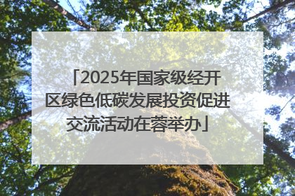 2025年国家级经开区绿色低碳发展投资促进交流活动在蓉举办