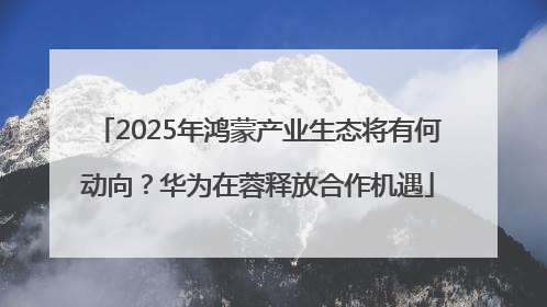 2025年鸿蒙产业生态将有何动向？华为在蓉释放合作机遇