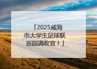 2025威海市大学生足球联赛圆满收官！