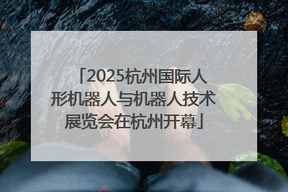 2025杭州国际人形机器人与机器人技术展览会在杭州开幕